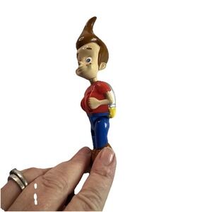 Jimmy Neutron Nickelodeon Toy 2002‎ Rocket Backpack Figure 4.5" Playmates Loose
